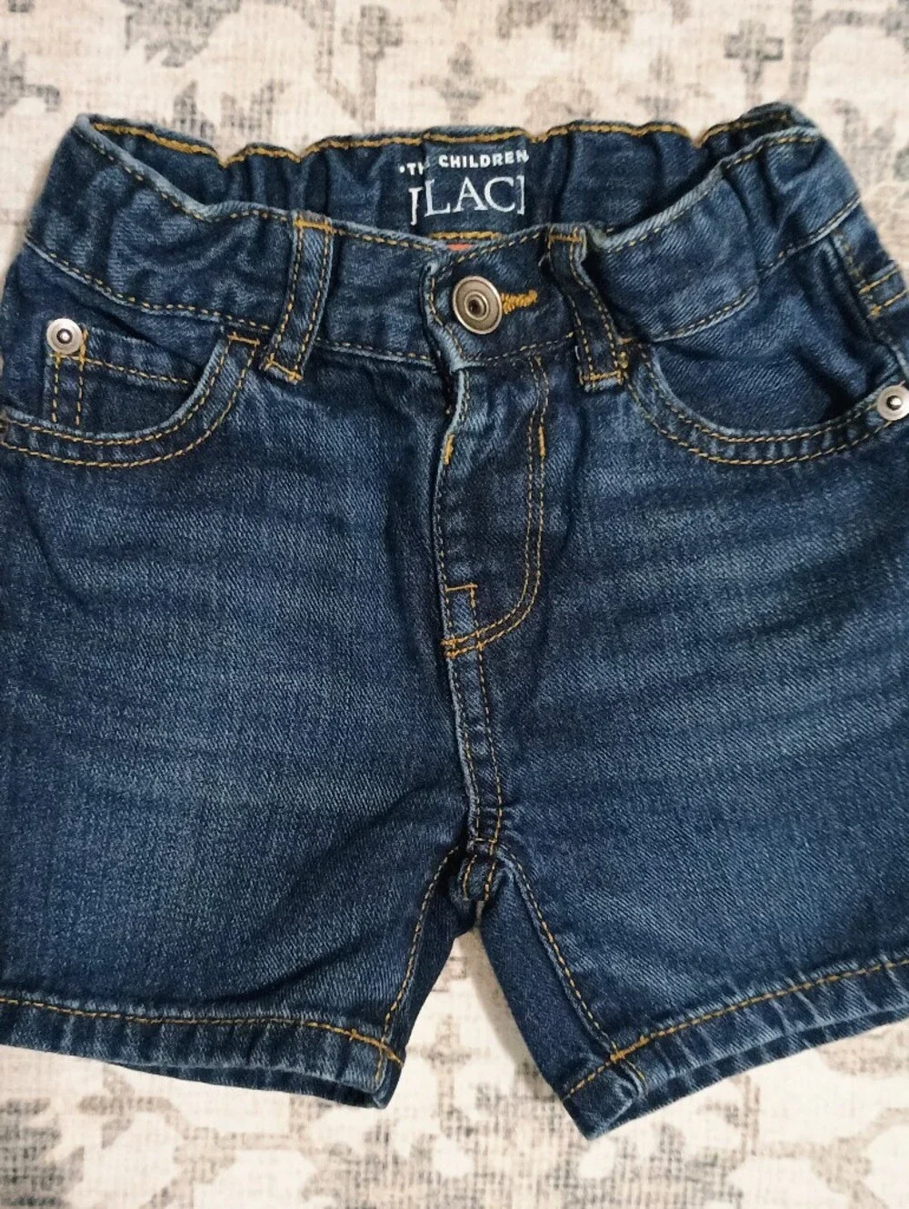 4/$15 Dark Wash Jean Short, 2T
